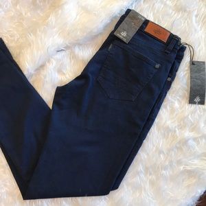 ZLZ navy skinny fit jeans, pants 12 Dark Blue NWT
